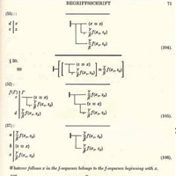 Frege created a formal system and language in which mathematical and other knowledge could be represented in terms of an extended form of logic.