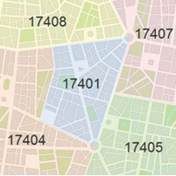 ZIP (Zoning Improvement Plan) codes are introduced by the US Post Office.