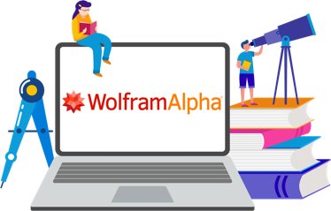 Wolfram|Alpha 教育工作者卡通