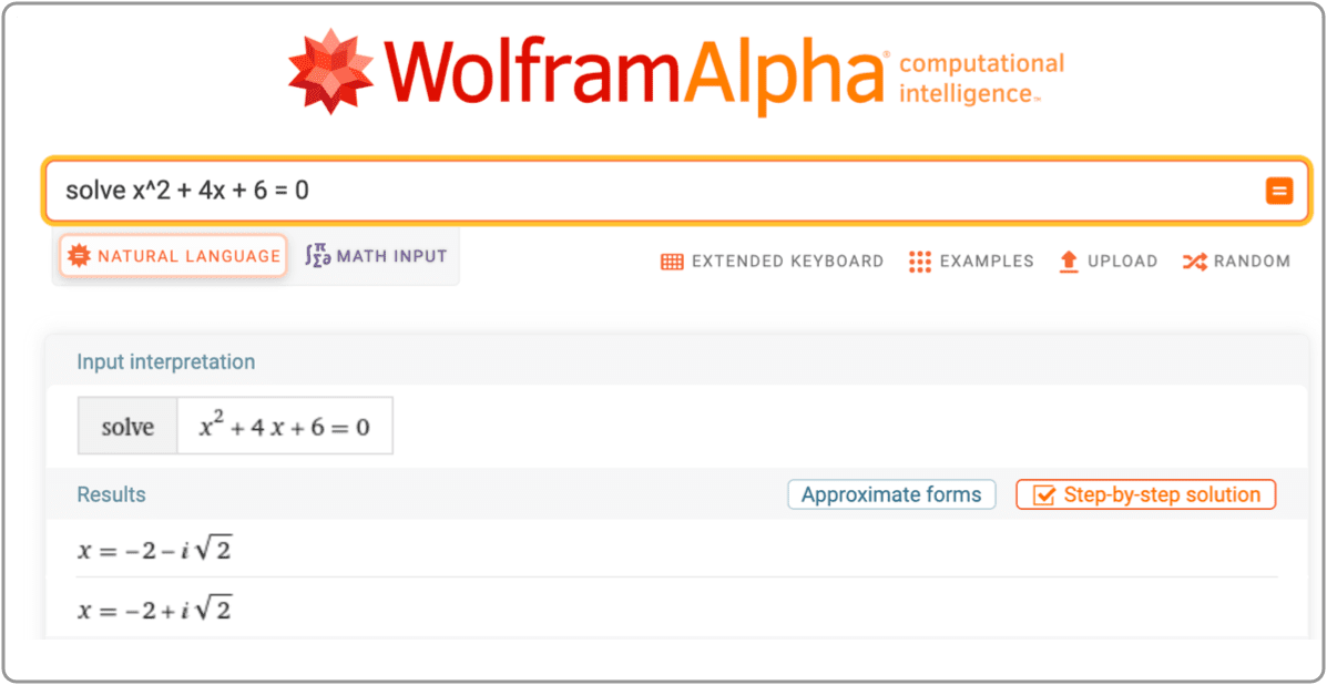 wolframalpha.com 网站图片